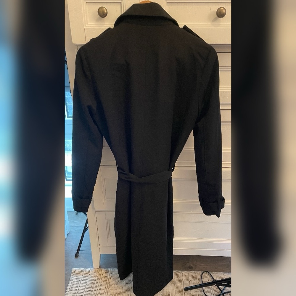 Vero Moda Women's Black Trench Coat - Picture 3 of 3